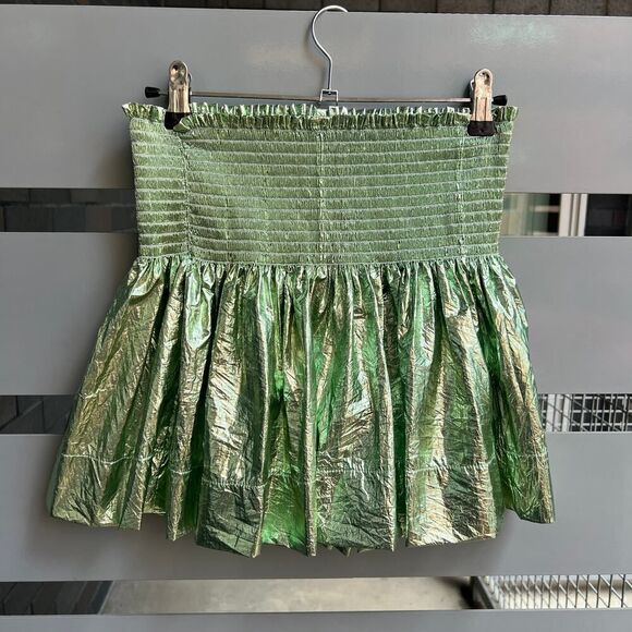 Koch Erica Skirt in Metallic Mint Size XS - Picture 2 of 5